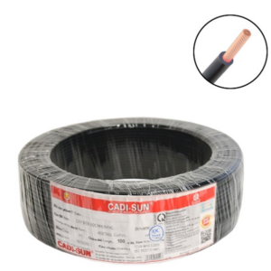 Dây điện 1 lõi Cadisun VCSF-1×1.5mm2–450V, 750V (Đen)