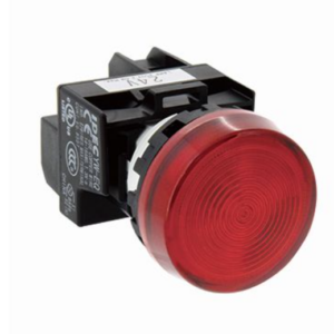 Đèn báo pha IDEC YW1P-1EQM3R 220V 22mm (đỏ)