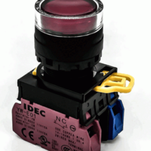 Nút nhấn nhả IDEC YW1L-MF2E01QM3R 1NC 22mm 220V (Đỏ)