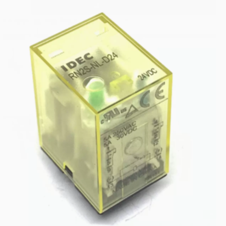 Rơ le trung gian IDEC RN2S-NL-D24 24VDC 8 chân dẹt 5A
