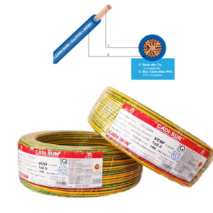 Dây điện đơn mềm ruột đồng CADISUN VCSF 1x2.5-E